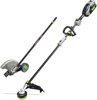 MHC1603 Multi-Head Combo Kit 16-Inch 56-Volt Carbon Fiber String Trimmer with POWERLOAD & 8-Inch Carbon Fiber Edger Attachment & 56-Volt Power Head, 4.0Ah Battery and 320W Charger Included