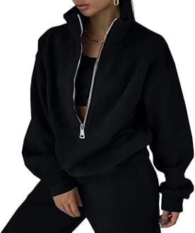 Litthing Tracksuit Womens Full Set Lounge Wear Sets 2 Piece Ladies Fleece Tracksuits Comfort Long Sleeve Activewear Zip Coat Tops Trousers Sets Fashion Casual Thermal Autumn Winter