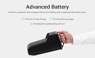 WHILL Model C2 Portable Power Chair (Black, 20" Wide Seat)