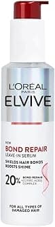 L'Oréal Paris Hair Serum For Damaged Hair Repair, Elvive Bond Repair Leave-In With Citric Acid Complex, Rebuilds Broken Bonds, Achieves 12x Less Split Ends And 98% Stronger More Resilient Hair, 150ml