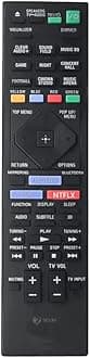 7SEVEN® Compatible for Sony Home Theatre Remote Control Original RM-ADP117 Model Suitable for AV Systems and Amplifiers - Match Exactly with Each Keys