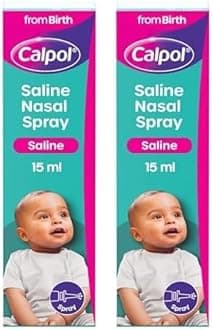 Saline Congestion Relief Nasal Spray, 15ml (Pack of 2)