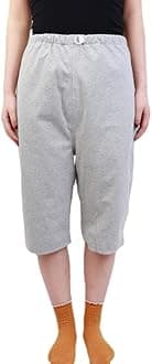 Adult Incontinence Underwear for Bedwetting, Three Layers Waterproof Pants for Men and Women, Breathable and Washable Urinary Leakage Protection Pants for Elderly (Cropped Pants,2XL)