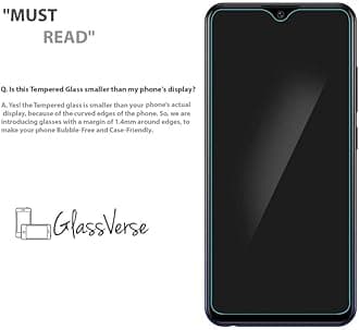 GlassVerse Anti-Shatter Tempered Glass For Oppo A78 5G Smartphone (Pack of 1) With Free Installation Kit Full Screen Coverage If Received Damaged-6.56 Inch