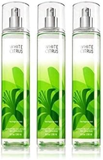 Lot of 3 Bath & Body Works White Citrus 8.0 oz Fine Fragrance Mist