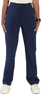 BlissClub Women's High Rise Straight Work Utility Pants