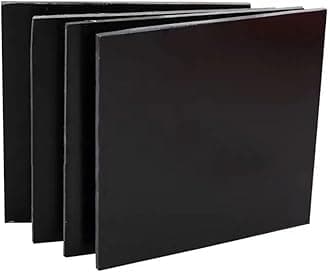 1pcs 0.2~4mm Thick Black Glassfibre Template Board Sheet G10 Epoxy Glass Fiber FR4 Fibreglass Plate 3D For Antistatic (Size : 330MM x 330MM, Color : 0.5mm)