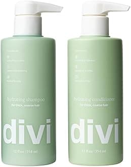 Shampoo and Conditioner Set for Women and Men - Hair Care Duo for All Hair Types, Adds Volume, Lift, and Bounce, Strengthens and Nourishes Hair - Full Size, 2 x 12 Fl Oz