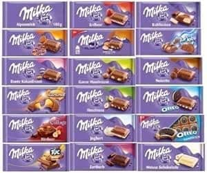Milka Assorted Chocolates Variety Pack (6 Assorted Chocolates)