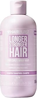 HAIR BURST Wavy & Curly Hair Shampoo - Sulfate, SLS, Paraben Free, CGM Approved - Nourishing Amino Acids, Almond Extract & Cherry Oil - Curl Enhancing, Frizz Control & Moisturising