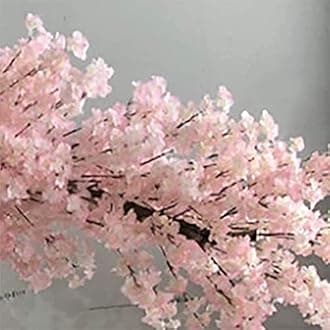 Artificial Cherry Blossom Trees - 5 Feet Blossom Tree - Light Pink - Real Wood Stems and Lifelike Leaves Replica Artificial Plant