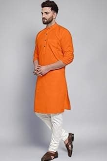 Men’s Cotton Blend Plain Kurta Comfortable and Stylish