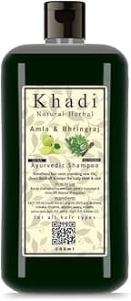 Khadi Natural Herbal Amla & Bhringraj Shampoo for Men Women 500ml