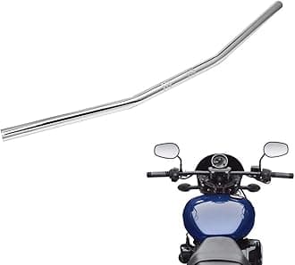 Motorcycle Handlebar 7/8" 22mm Black Drag Straight Bar Cafe Racer for Honda Kawasaki Yamaha Suzuki Harley Chopper Bobber