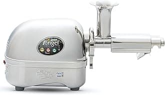 AG-8500 Stainless Steel Premium Cold Press Slow Juicing Machine, SUS-316 Surgical Grade, Anti-Jamming Auto-Reverse Function, 3HP, 82RPM