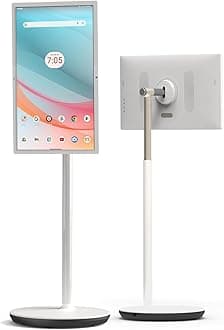 KTC 27-inch Portable Monitor - Smart Touch Screen with Google Play, Android 14, Qualcomm 8G RAM+128G Storage, 1080P Monitor with 8MP Camera and Battery, Touchscreen Monitor