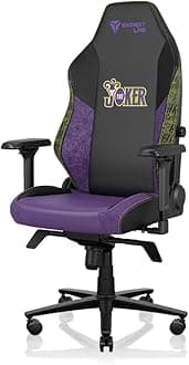 Secretlab Titan Evo The Joker Gaming Chair - Reclining - Ergonomic & Heavy Duty Computer Chair with 4D Armrests - Magnetic Head Pillow & Lumbar Support - Up to 395 lbs - Black/Purple - Leatherette