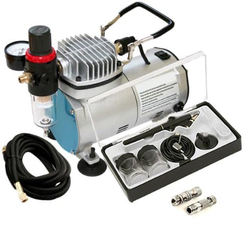 Bottom Feed s/Action Airbrush Starter Kit W/ Couplings