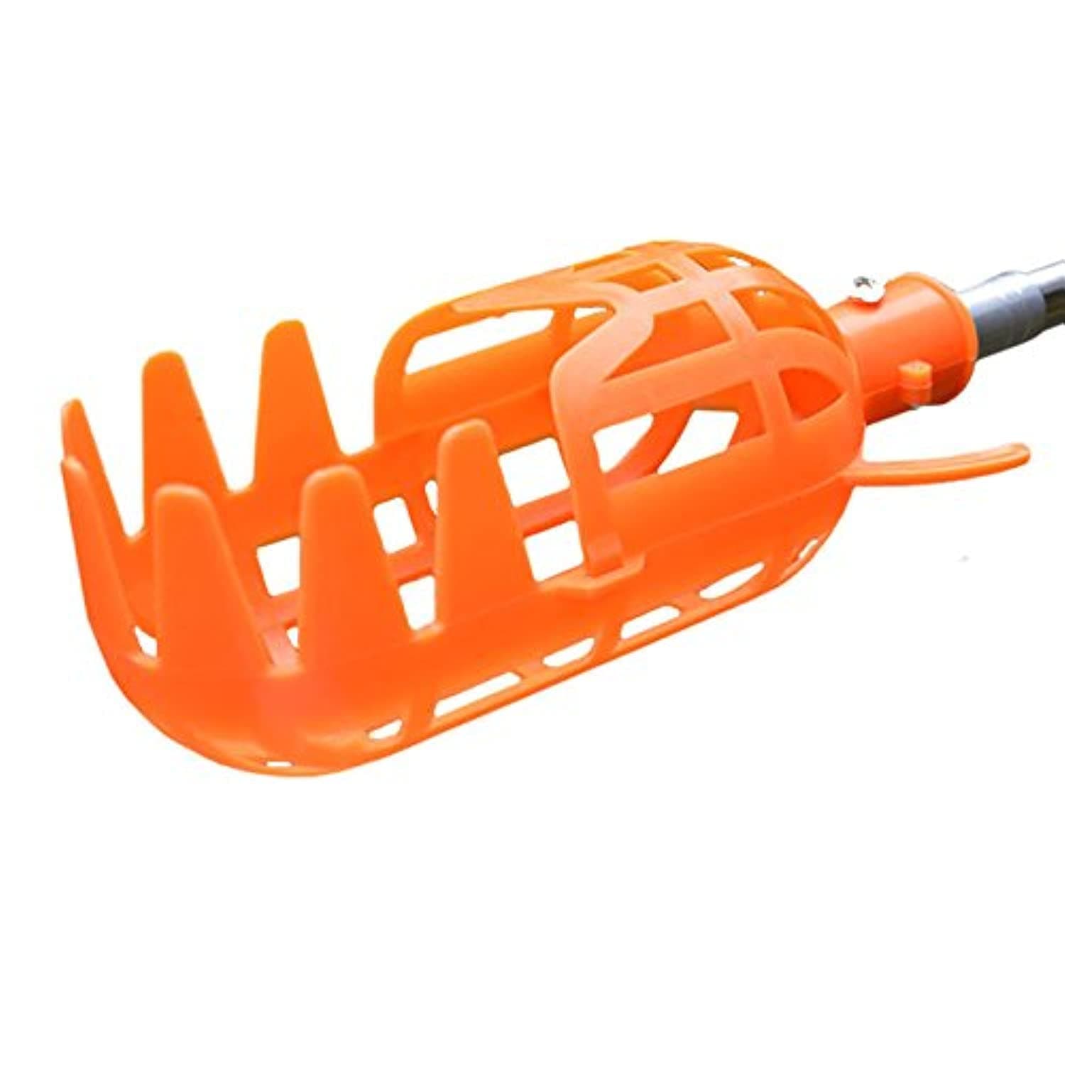 Plastic Fruit Picker Basket Head, Labor Saving Tool Fruits Catcher for Harvest Picking Apple Mango Pear Peach Mango Kiwi Lemon Cherry