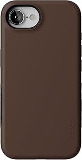 Casely iPhone 16e Case | Espresso Brown | The Boyfriend Collection | Bold Protective Design | Compatible with MagSafe