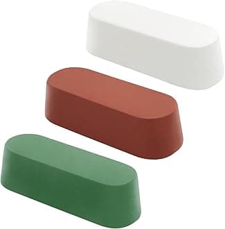 SCOTTCHEN Buffing Polishing Cutting Compounds 7.4 Oz. Kit - Green Fine/White Medium/Brown Coarse - 3 PCS