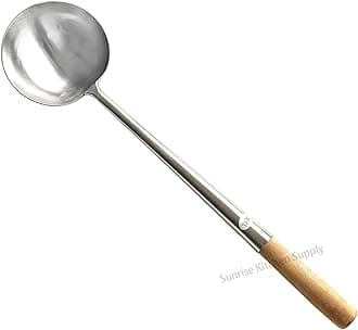 Sunrise Commercial Grade Wok Spatula/Ladle (#XXL Ladle (20"L))