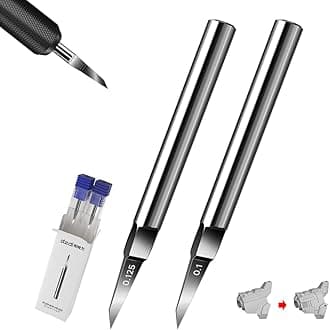 Model Scriber Blades,Tungsten steel Blades,0.1+0.125mm Size,for Modeling Hobby,RG Scale Model,Gundam Model Kit,for Scribing line, Engraved,Panel line,Resin，Scriber Replacement Blades.