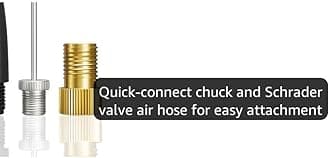 OXILAM C2 Tire Inflator Portable Air Compressor - 150PSI 4X Faster Air Pump for Car Tires with Tire Pressure Gauge, 12V Car Power Adapter, For Cars, Motorcycles, Bikes, Balls and More