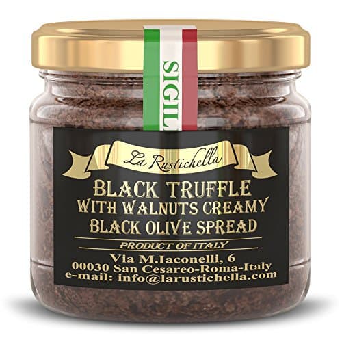 La Rustichella Black Truffle, Walnuts & Black Olive Spread - 3.2 oz