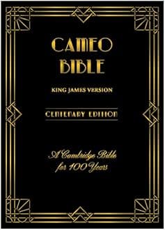 KJV Cameo Centenary Edition, Vintage Golden Brown Calfskin Leather, Full Yapp, KJ457:XRLY