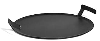 Made In Cookware - Seasoned 17" Round Carbon Steel Griddle - (Like Cast Iron, but Better) - Professional Cookware - Crafted in Sweden - Induction Compatible
