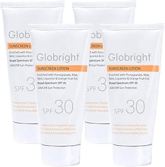 Sunscreen SPF 30 Lotion | Paraben Free UVA UVB Sun Protection for Men and Women (50 ml Pack Of 4)