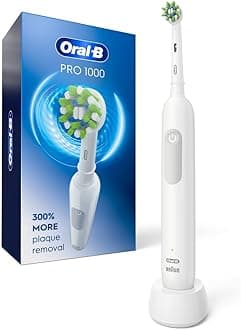 Pro 1000 Rechargeable Electric Toothbrush, White