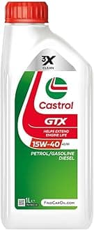 Castrol 1518B5 gTX 15W-40 A3/B3 Motor Oil, 1 L