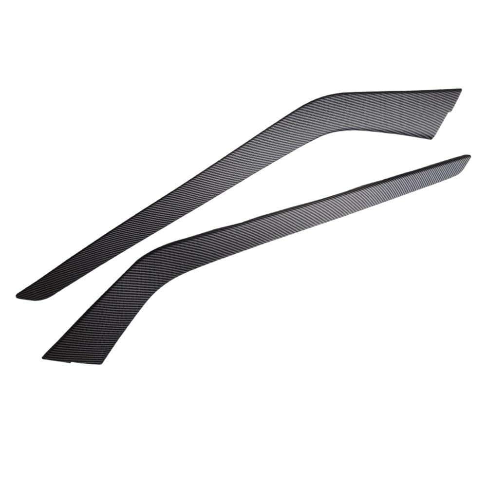 Carbar Center Console Side Trim Strips Compatible for Tesla Model 3 Y ABS Center Control Side Trim Car Interior Decoration Cover Sticker(Color:My Matte CF)
