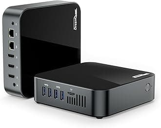 DreamQuest Mini Pc Windows 11 Pro Preloaded, Intel 12th N95 (up to 3.4GHz) Mini Desktop Computers with 16GB RAM 512GB M.2 SSD, Support 4k@60Hz,WiFi 5, Bluetooth4.2, USB3.2 * 4, Dual LAN, HDMI*3
