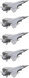 5PCS 1/2000-1/350 Scale DIY Model Aircraft Mig-31 Interceptor Airplane Resin Military Model for DIY Hobby Military Collection(1/2000 (11mm))