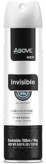 ABOVE Invisible - 48 Hours Antiperspirant Deodorant for Women - Fennel Fragrance - Dry Spray Protects Against Sweat and Body Odor - Delivers Instant Freshness - Stain and Alcohol Free - 3.17 oz
