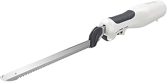 Black & Decker Spectrum ComfortGrip Electric Knife, 9 inch, White