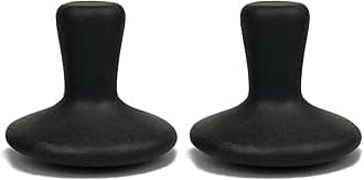 Massage Stones 2 Pieces Mushroom Shaped - Hot Stones Massage Set Hot Rocks Kit for Neck and Face