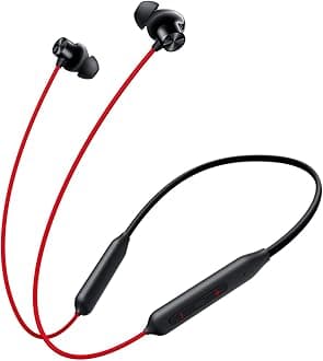 Bullets Wireless Z2 Bluetooth 5.0 in Ear Earphones, Bombastic Bass – 12.4 mm Drivers, 30 Hrs Battery Life (Acoustic Red)