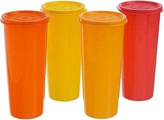 Polypropylene Tumbler Set (Multicolour, 470 Ml) - Pack Of 4