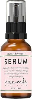 Neemli Naturals Retinol & Peptide Serum, Light Weight Renewal Solution for Smooth, Even-toned, Younger Looking Skin - 15ml (Pack of 1)
