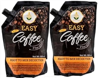 Shastha Easy Filter Decoction Coffee 500ml (Pack of 2) Total 1 ltr