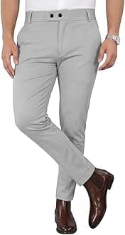 Men's Stretchable Stretchable Formal Pant Trousers | Stylish Slim Fit Men's Wear Trousers for Office or Party | Polycotton Knitted Fabric