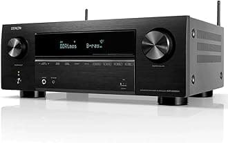 AVR-X2800H, 7.2ch, WiFi, Blutooth, 8K, 3D Audio, Dolby Atmos and DTS:X AV Receiver with HEOS® Built-in (Black)