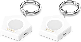 Compatible with Oneplus Watch 3 2 2R Charger Dock,Charging Type-C/Micro Adapter, Portable Pentagonal Wireless Charging Adapter for Oppo Watch Sprot/X2 mini/4 pro 3 pro/SE/2 (No Cable) (White*2)