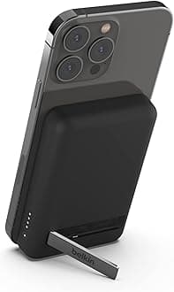 Belkin MagSafe Compatible Wireless Mobile Battery, VGP Gold Prize Winner, 5000 mAh (7.5 W), 3C Compliant, CCC Certified, Compatible With iPhone 17, 16~12 Series, Pass-Through Charging Compatible, PSE