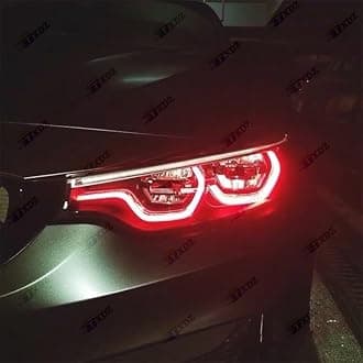 Yellow DRL Boards For 2018-2020 B-MW F80 M3 F32 F82 M4 F36 LCI 425d 430d 430dX 430i 430iX 435dX 440i 440iX Adaptive Headlight, Angel Eye, 63117493229, 63117493230 (Red)