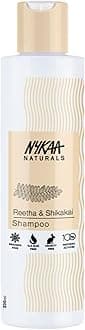 Nykaa Naturals Shampoo, Reetha and Shikakai, 13.52 oz - Hair Growth Shampoo - Revives Dull Hair and Strengthens Roots - Safe for Colored Hair
